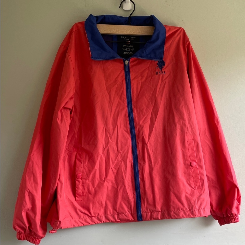 U.S. Polo Assn. Red and Blue Jacket